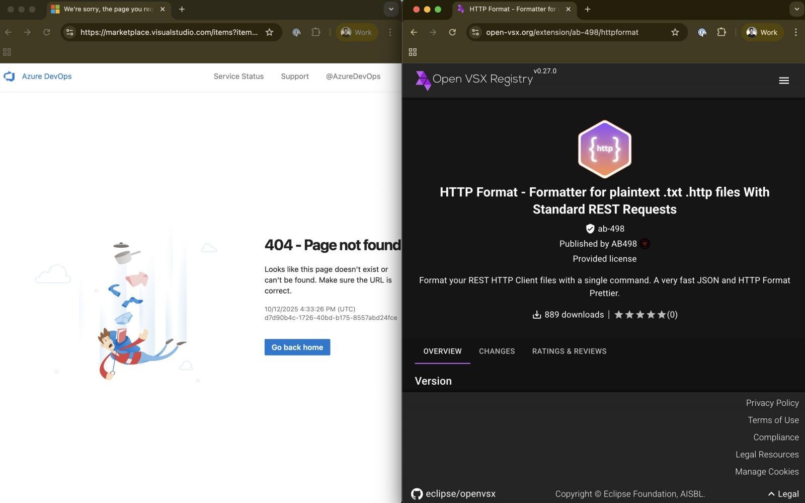 Malicious extension removed from VSCode but still available on OpenVSX